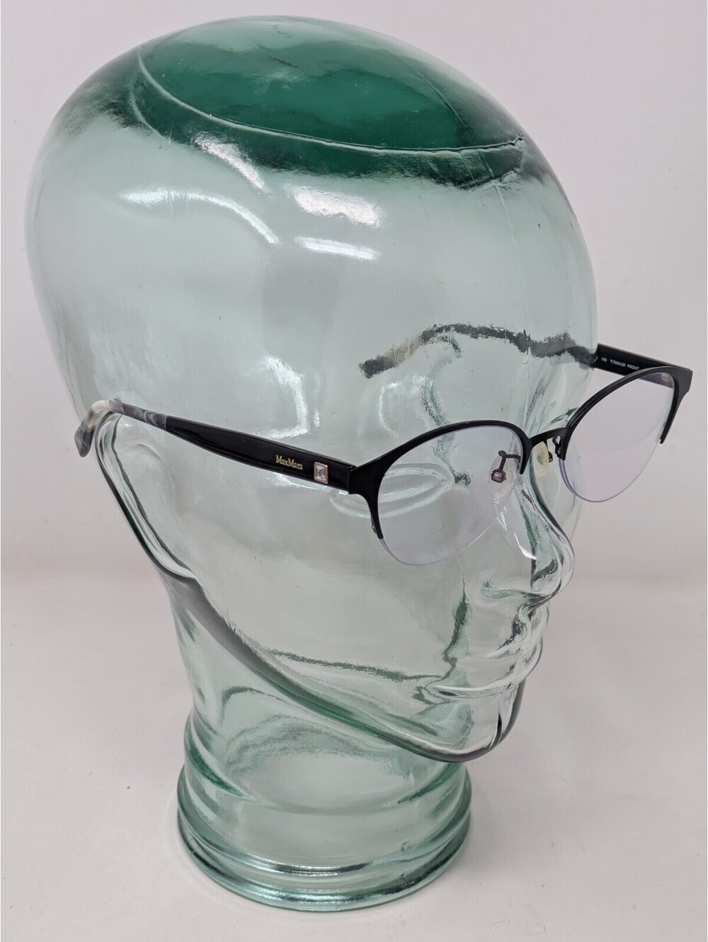 Max Mara MM 1362 F Matte Black 52-18-145 Authentic Eyeglass Frame